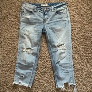 Free people capris jeans
